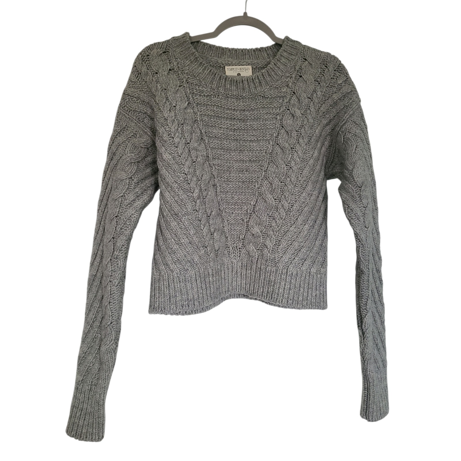 Tempest + Bentley Of San Francisco Chunky Knit American Wool Sweater Size Small